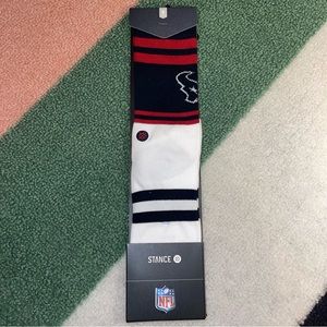🏈 M Men’s Stance NFL Texans Logo Casual Crew Socks